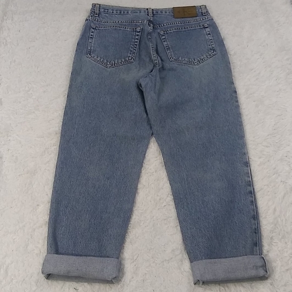 𝅺Calvin Klein Vintage Double Stone Wash High Rise Five Pocket Straight Leg Jean - Picture 10 of 15